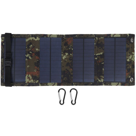 10W 5.5V Foldable Solar Panel Outdoor Emergency Charger Photovoltaic Panel for Phone Power Bank