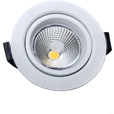 10W BBC LED spot RT2012 Dimmerabile orientabile 220V Extraplate - Bianco Hot 3000K