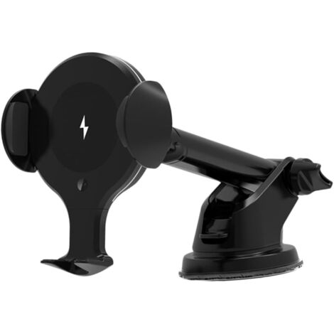 10w Chargeur sans Fil Voiture RGB Support Telephone Aeration Tableau De