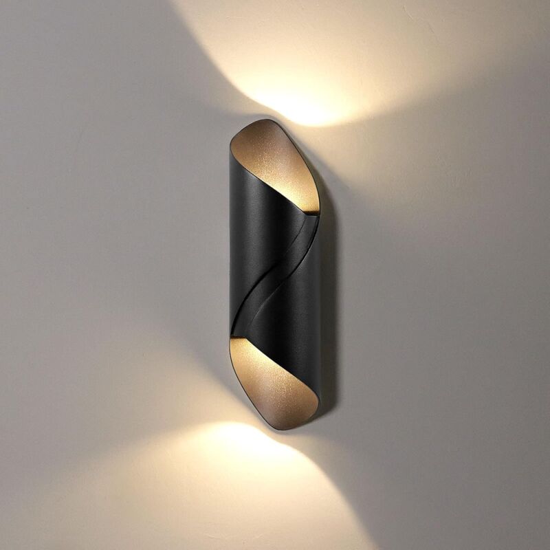 10W Créatif Moderne Lampe Murale led Applique Murale Imperméable IP65 Aluminium Lampe de Mur led Intérieur Extérieur pour Salle de Bains Chambre à