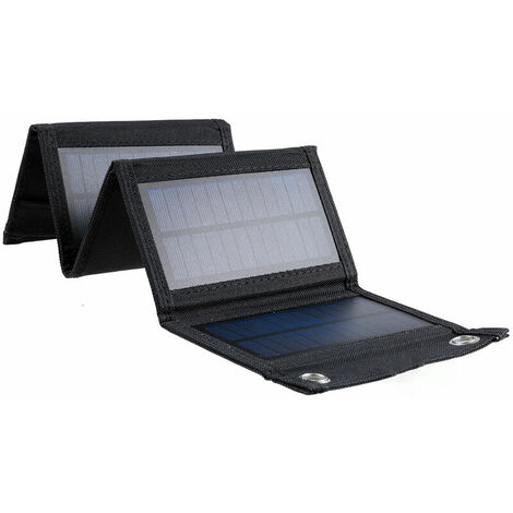 10W Folding Solar Panel Charger USB Output 485x145x2 mm