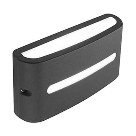 10W Led 4000K Wandleuchte Graphitlinie