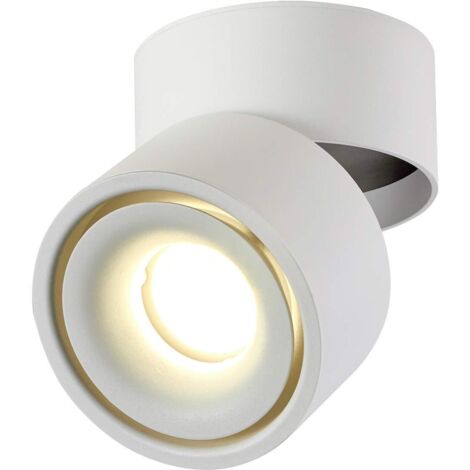 10W LED Spots de plafond Plafonnier, Spots lampe, Spots de plafond, Applique de Plafond, spots plafond orientables, éclairage plafond LED,10x10x10cm(blanc-4000K)