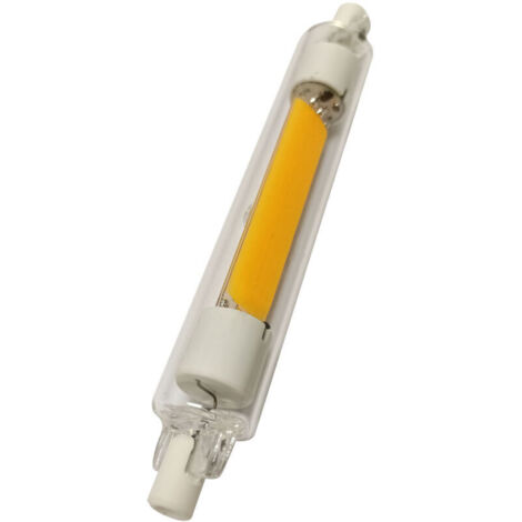 10W R7s 78MM Ampoule LED de J78 COB filament, 500 lumens 360 degrés, ampoule halogène 30W 48W 50W équivalent, parfait pour maison, cuisine, pièce, balcon, bureau etc(2pcs, Lumière du jour 4000K) [Clas