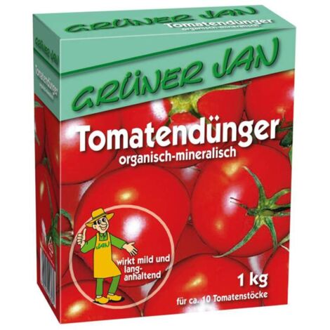 10x 1kg Grüner Jan Tomatendünger organisch-mineralisch mild & langanhaltend
