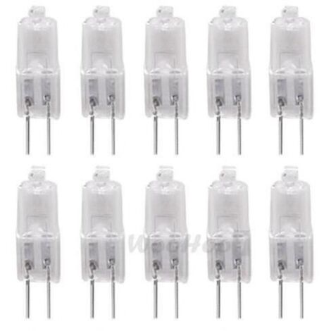 10X 20W 3000K Ampoule G4 halogène blanc chaud