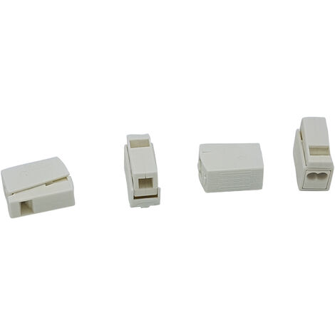 10x 3 Fach Wago Netzanschlussklemmen  Leuchtenklemme  Verbindungsklemme  Steckklemme/DrÃ¼ckklemme  fÃ¼r Starre und Flexibleleiter von 0,5 bis 2,5 mmÂ²  10 StÃ¼ck