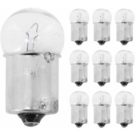 10x Ampoule 12V 10W BA15S éclairage universel lumière bricolage DIY remplacement