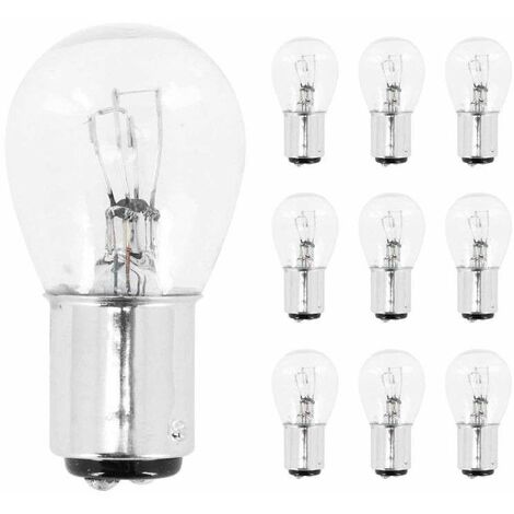 10x Ampoule 12v 23/8w Bay15d éclairage universel lumière bricolage DIY remplacement