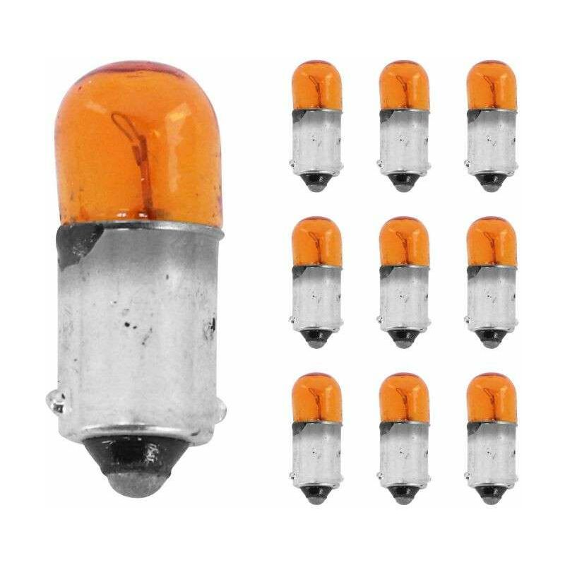 Cyclingcolors - 10x Ampoule 12V 4W BA9S orange