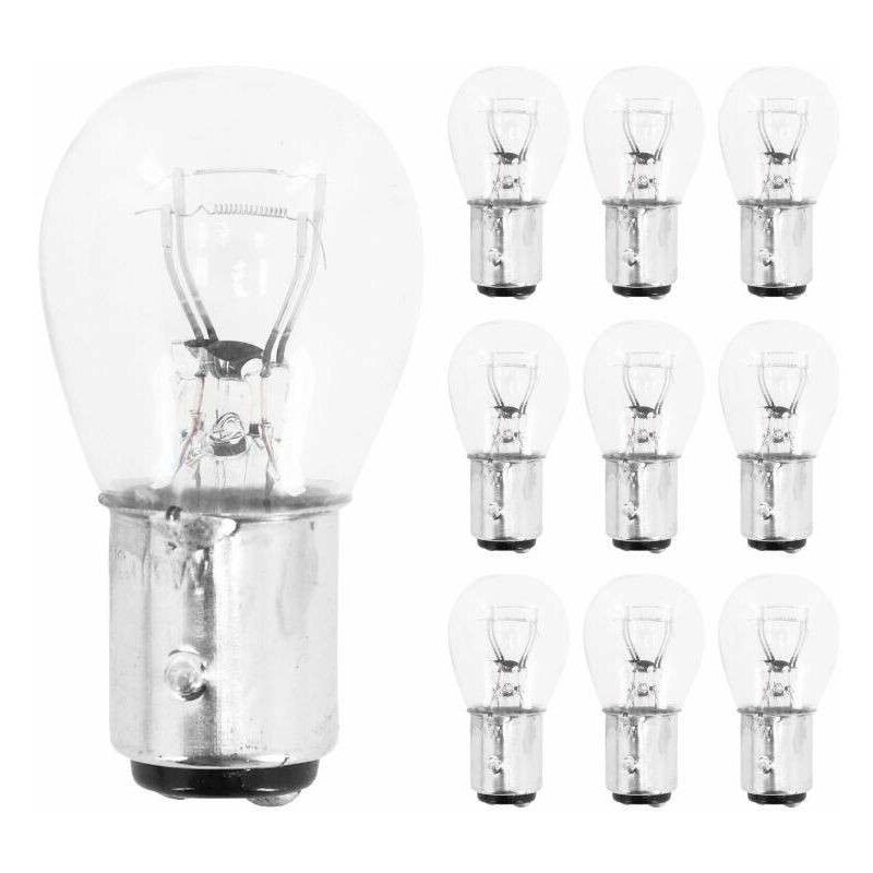 Cyclingcolors - 10x Ampoule 6V 21/5W BAY15D double filament
