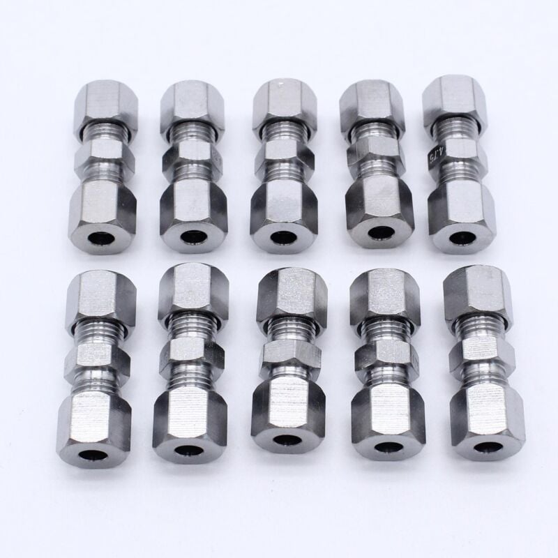 Linghhang - 10x connecteur de conduite de frein pour conduite de frein 4,75 mm sans connecteur à bride