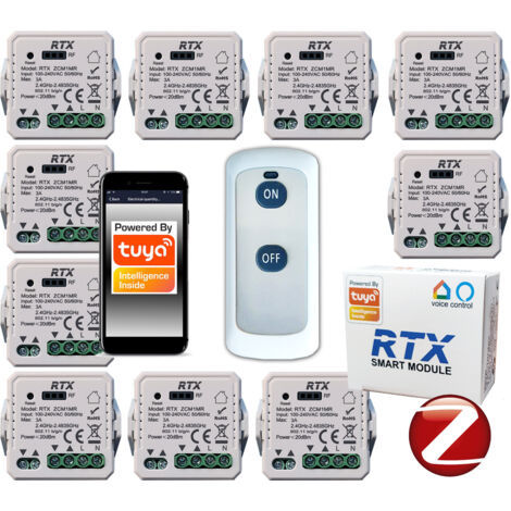 10x Controlador de persianas enrollables TUYA Zigbee Remoto RFRCM GRATIS