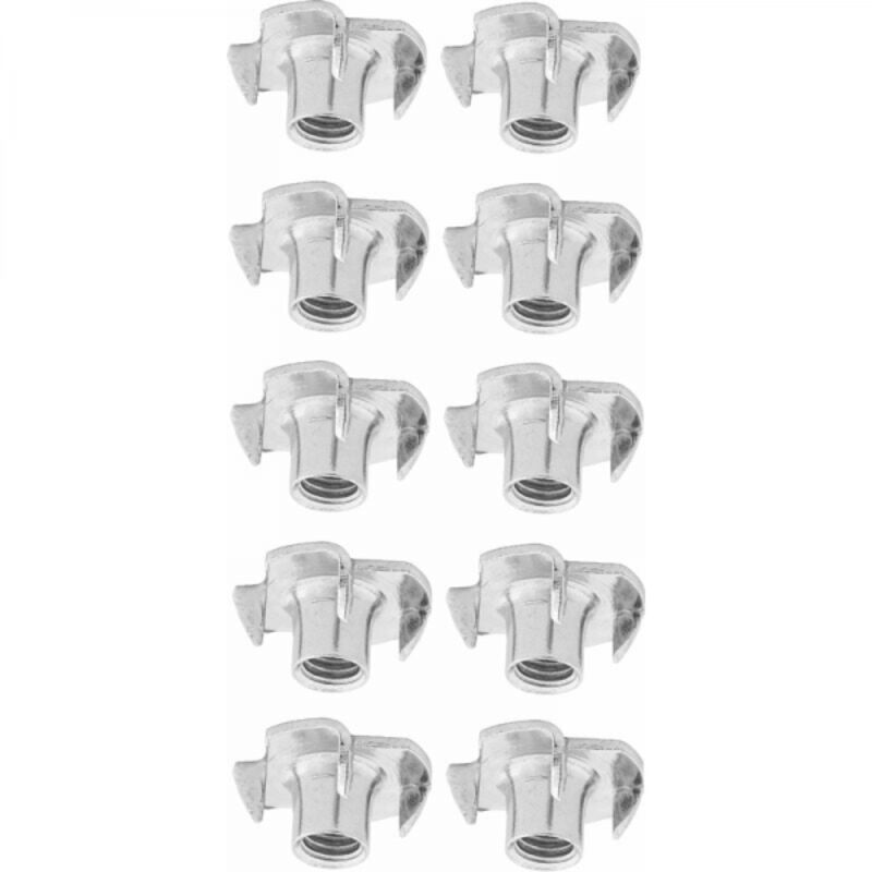 10x écrou à griffe M10 acier et vis fixation meuble bois lit table chaise armoire étagère 10x écrou à griffe M10 acier et vis fixation meuble bois lit table chaise armoire étagère
