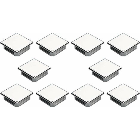 PrimeMatik Lot de 4 pieds de meubles droits de forme conique avec