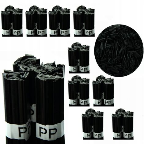 10X Fil pour le soudage plastique PP Noir 100g Bande 8mm