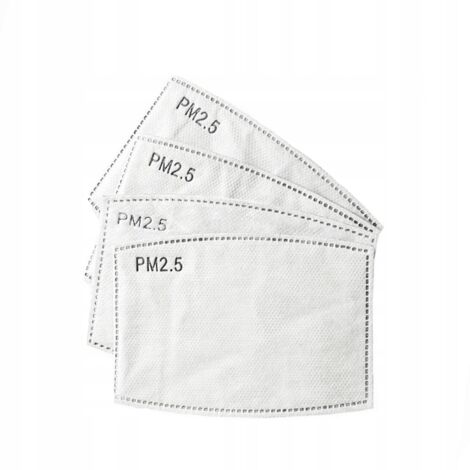 10x FILTROS DE CARBONO HEPA PM 2.5 para MASCARILLAS 10 piezas