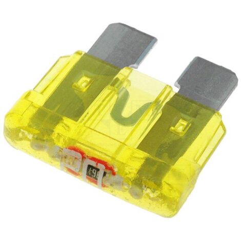 10x Fusibles 20A 12VDC 19mm avec LED