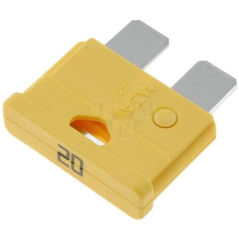 10x Fusibles 20A 19mm UNIVAL