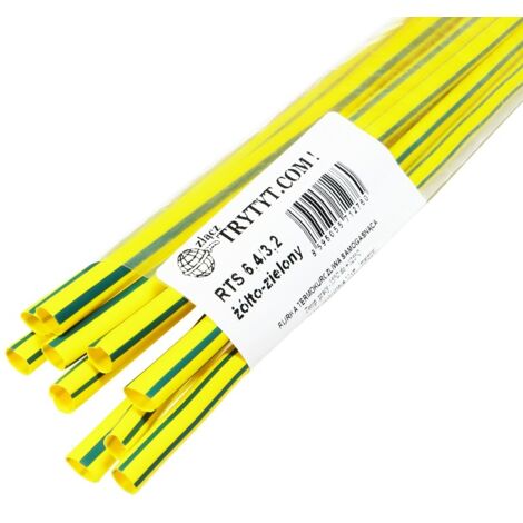 10x Gaine thermorétractable RTS 6.4/3.2 f/o