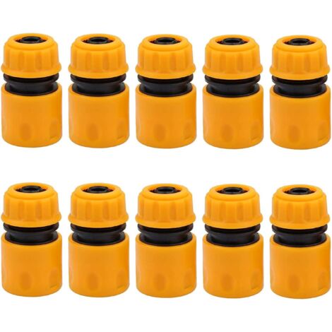 10x Gartenschlauch-Schnellverbinder 1/2"