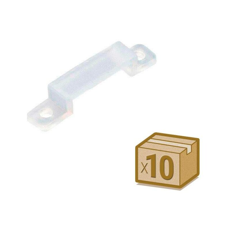 

Ledbox - 10x grapas 17mm silicona para tira led