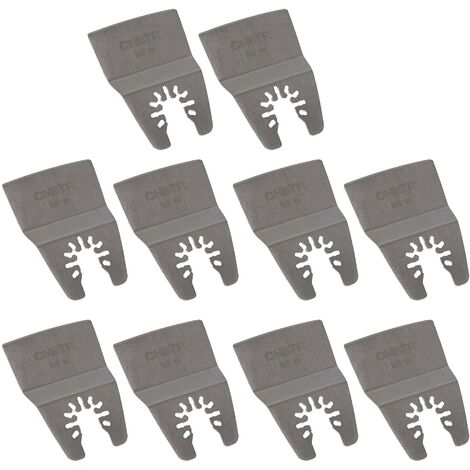 10x Grattoir Rigide Oscillant 2.8x2.05inch Métal pour Enlever la Peinture