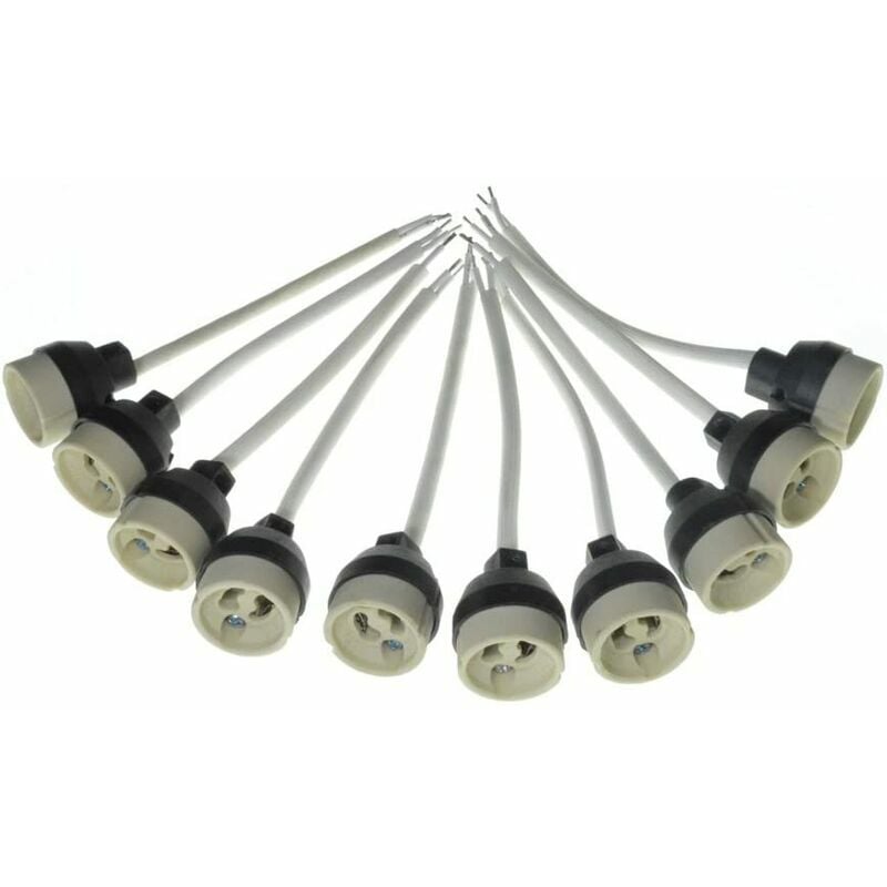 10x GU10 Lampenfassungen Lampenanschluss für Einbaulampensockel und Strahler led Leuchtmittel | 06286534827502 10x GU10 Lampenfassungen Lampenanschluss für Einbaulampensockel und Strahler led Leuchtmittel | 06286534827502