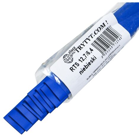 10x Guaine termorestringenti RTS 12,7/6,4 blu