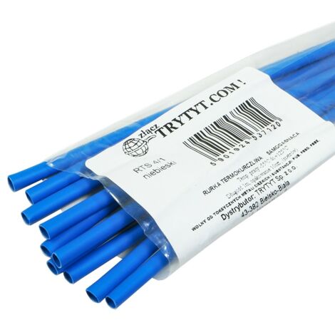10x guaine termorestringenti RTS 4/1 blu