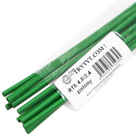 10x guaine termorestringenti RTS 4.8/2.4 verdi