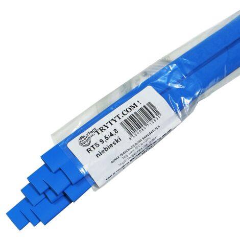 10x Guaine termorestringenti RTS 9,5/4,8 blu