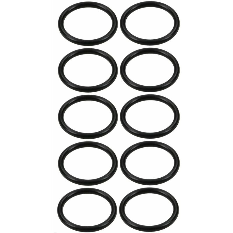 10x Joint torique rond d'étanchéité haute précision en caoutchouc nitrile NBR noir DIN 3771 O-ring Huile Carburant Moteur Valve Rondelle Outillage