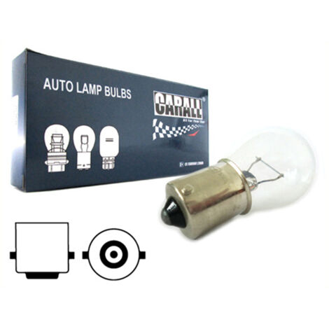 10x Lampade Alogene S25 P21W 12V BA15S Singolo Filamento Stop Frecce Auto