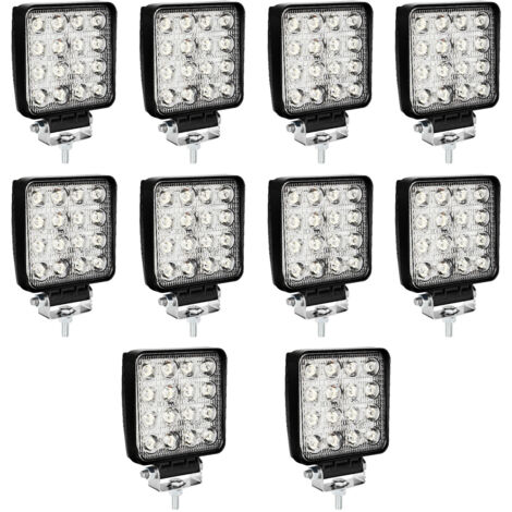 10x LED 48W luce di lavoro LED luce di lavoro proiettore Fog per auto camion UTV SUV offroad trattore unità