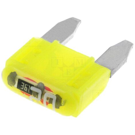 10x Mini Fusibles 20A 12VDC 10.9mm MINI avec LED