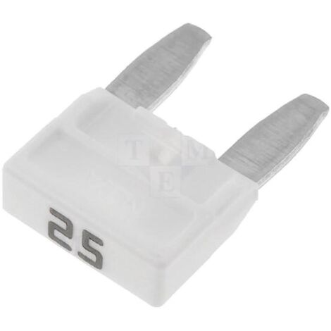 10x Mini Fusibles 25A 11.9mm MINIVAL