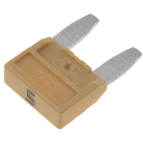 10x Mini Fusibles 5A 11.9mm MINIVAL