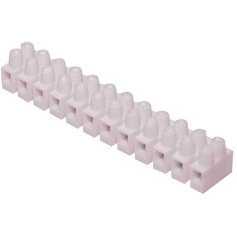 10x Morsettiere Multipolari 10 Stecche da 12poli 4 mmq bianco - FAEG