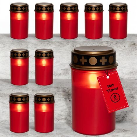 10x Novaliv LED Kerze