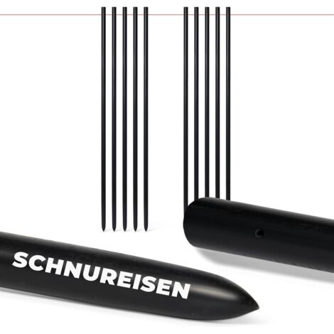 10x Novatool Bodenanker 10x Schnureisen Ø16 x 800mm