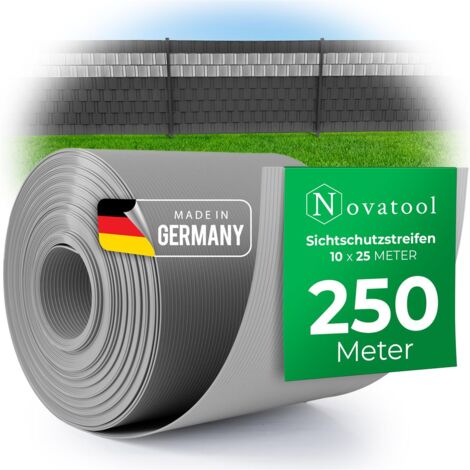 10x Novatool Zaunelement Sichtschutzstreifen-Rollen