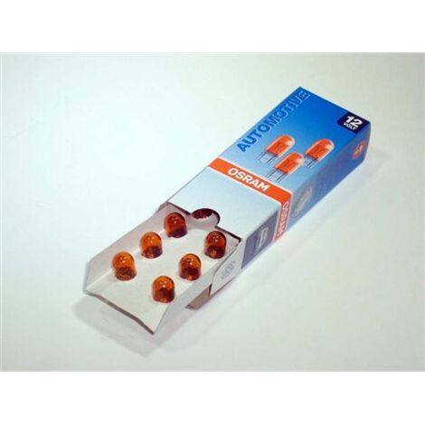 10x OSRAM Glassockellampe WY5W orange 12V 5W 2827