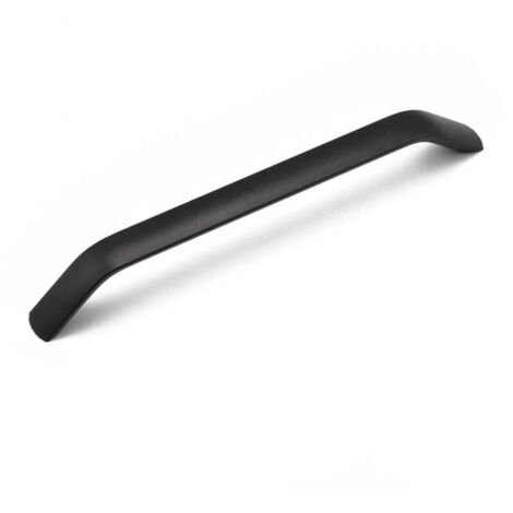 10X Poignées et boutons de tiroir Cuisine Armoire Porte Poignées Placard Tiroir Chambre Meubles Tirer Entraxe Procédé de Sablage 160mm Noir