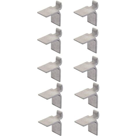 CYCLINGCOLORS 10x reggipiano cremagliera perni supporto mensole staffe acciaio tasselli scaffale