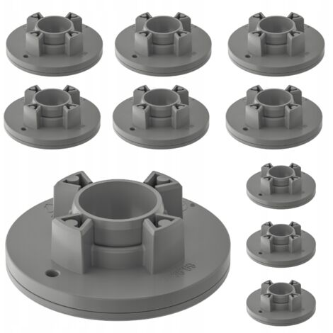 10x Schalldämmmatte für Hafele Axilo Füße aus Gummi