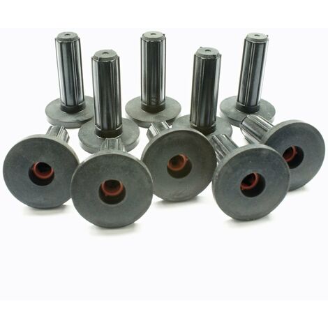 10x Schallschutzdübel 12mm Gummidübel Schallschutz-Dübel mit Bund
