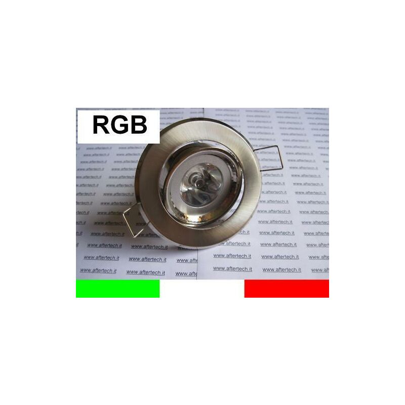 10x stock rgb faretto led incasso 30° GU10 3W