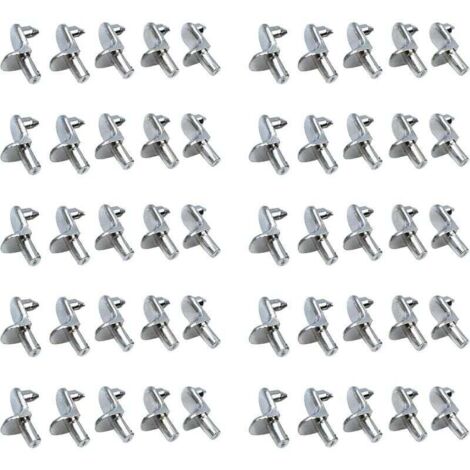 10x taquet acier étagère équerre tenon 5mm support fixation attache armoire