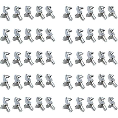 10x taquet acier étagère équerre tenon 5mm support fixation attache armoire